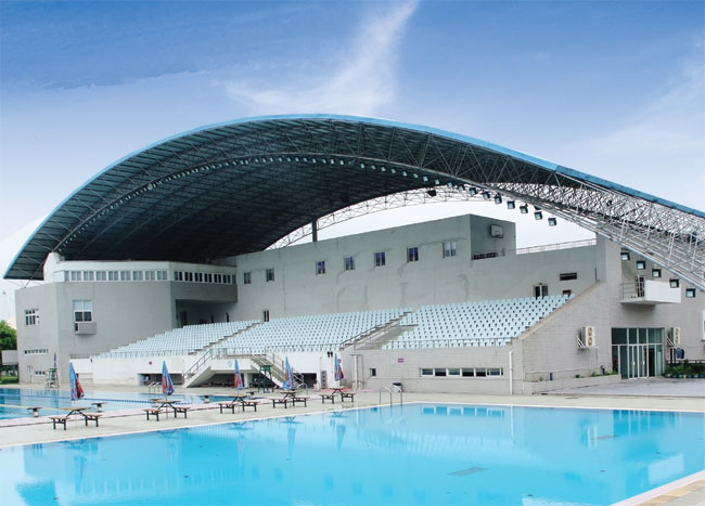 河北游泳馆网架